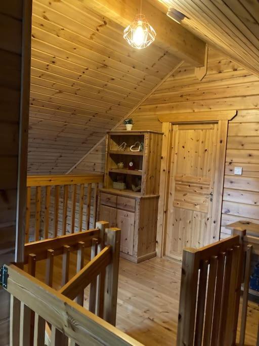 Red Squirrel Log Cabin With Hot Tub Keith Exterior photo